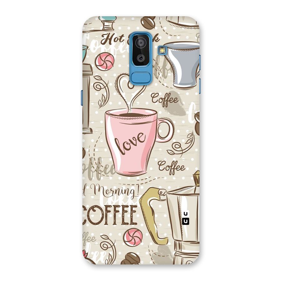 Love Coffee Design Back Case for Galaxy On8 (2018)