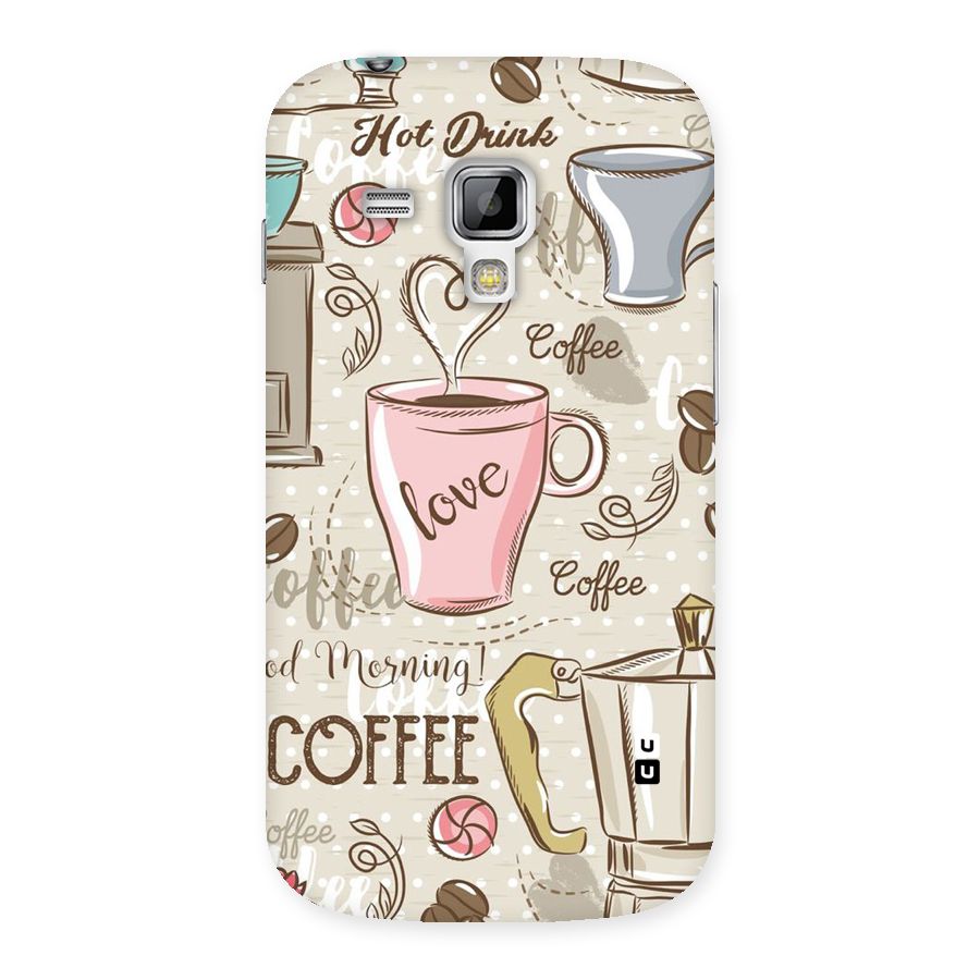 Love Coffee Design Back Case for Galaxy S Duos