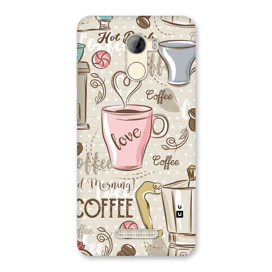 Love Coffee Design Back Case for Gionee A1 LIte