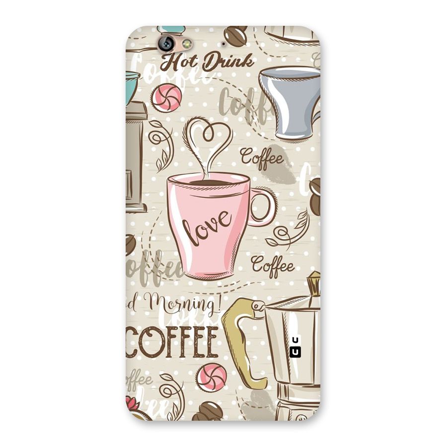 Love Coffee Design Back Case for Gionee S6