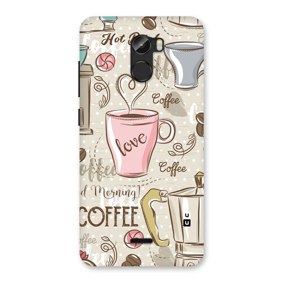 Love Coffee Design Back Case for Gionee X1