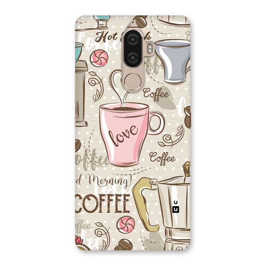 Love Coffee Design Back Case for Lenovo K8 Note