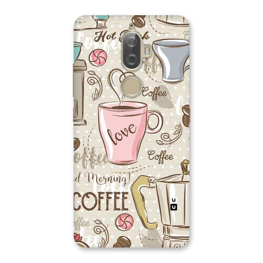 Love Coffee Design Back Case for Lenovo K8 Plus