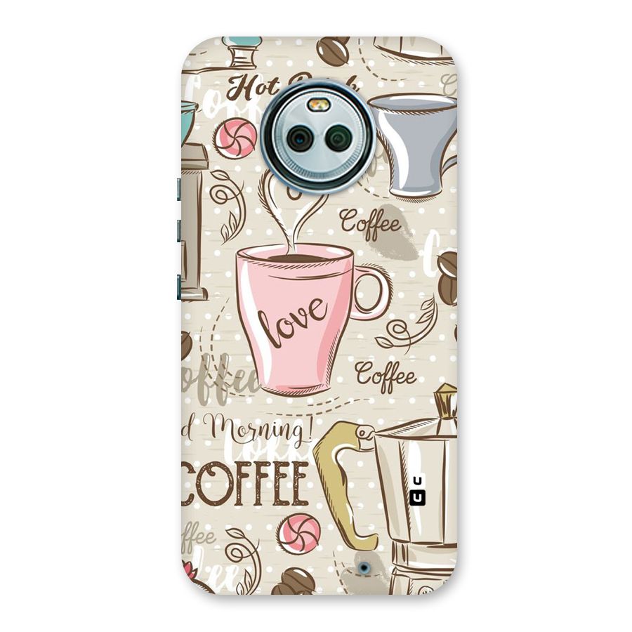 Love Coffee Design Back Case for Moto X4