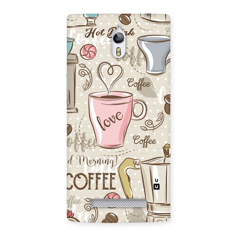Love Coffee Design Back Case for Oppo Find 7