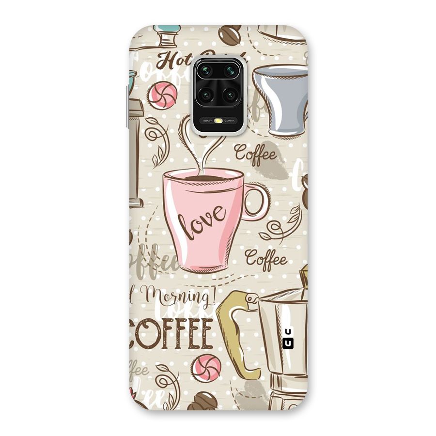 Love Coffee Design Back Case for Poco M2 Pro