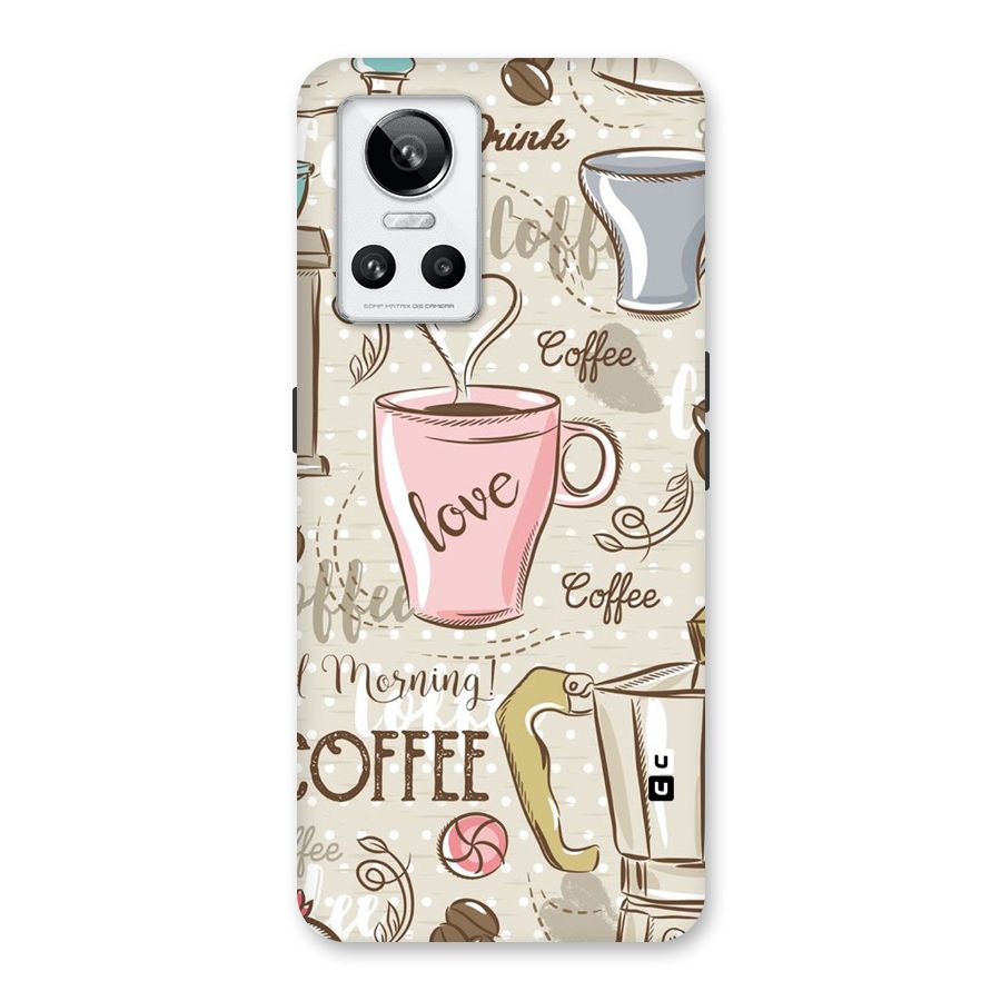Love Coffee Design Back Case for Realme GT Neo 3