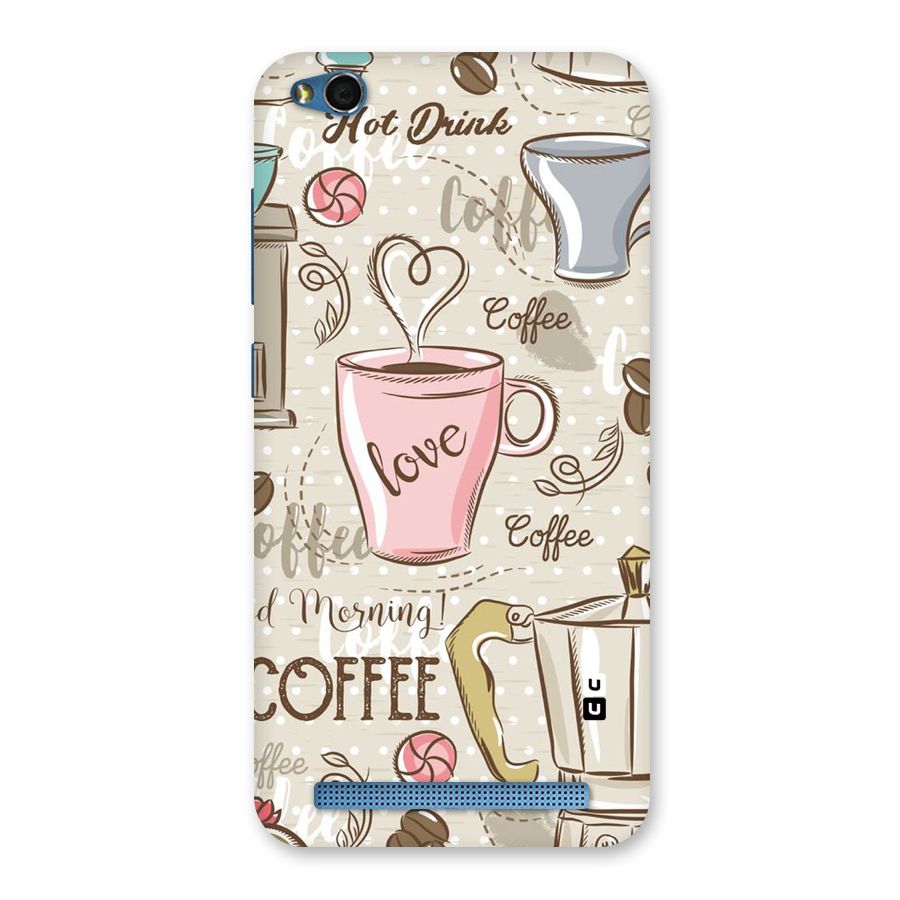 Love Coffee Design Back Case for Redmi 5A