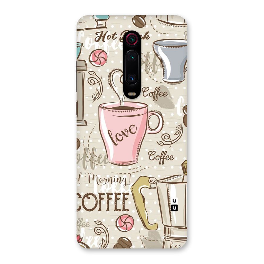 Love Coffee Design Back Case for Redmi K20
