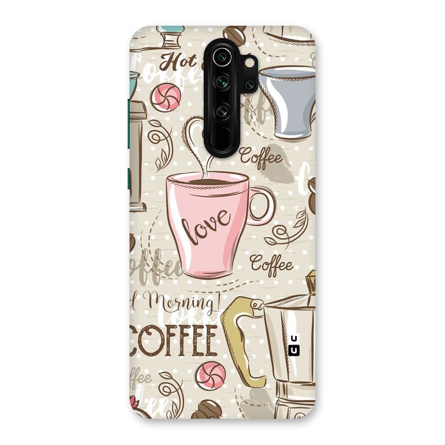 Love Coffee Design Back Case for Redmi Note 8 Pro