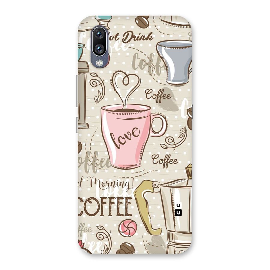 Love Coffee Design Back Case for Vivo NEX