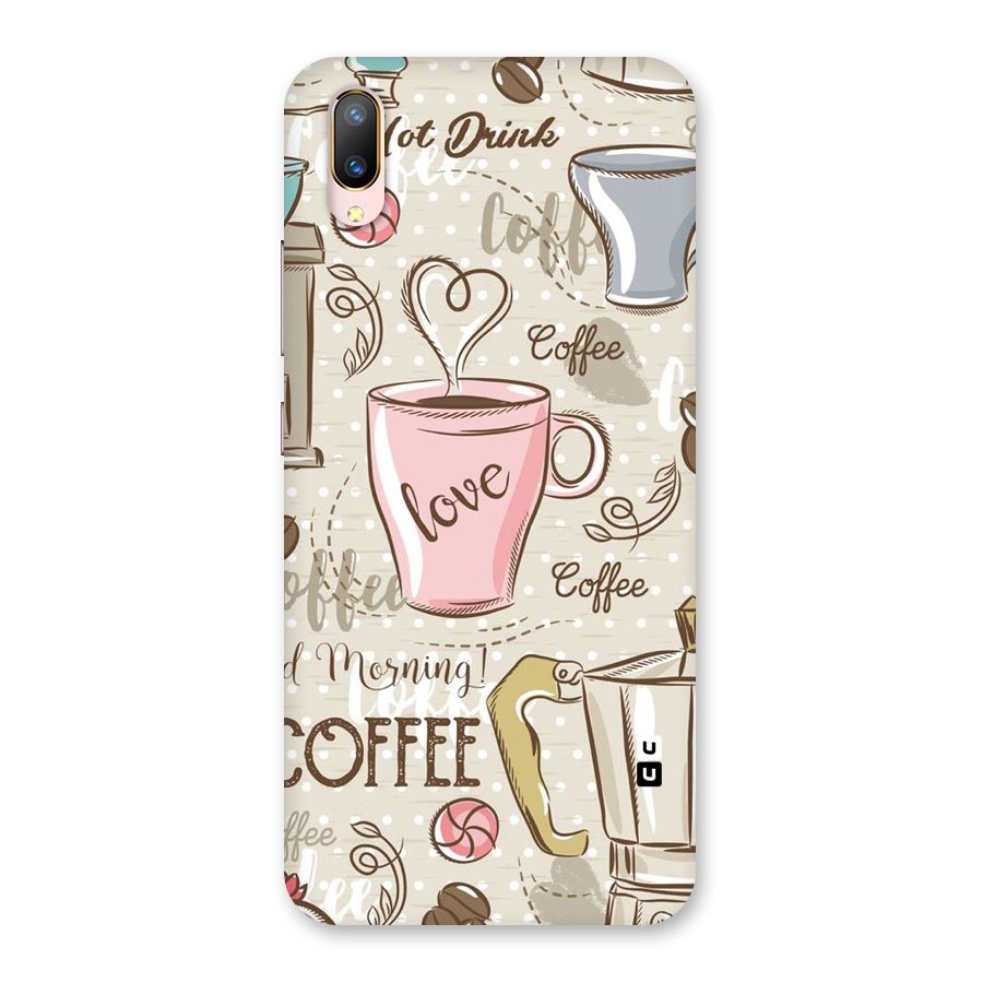 Love Coffee Design Back Case for Vivo V11 Pro