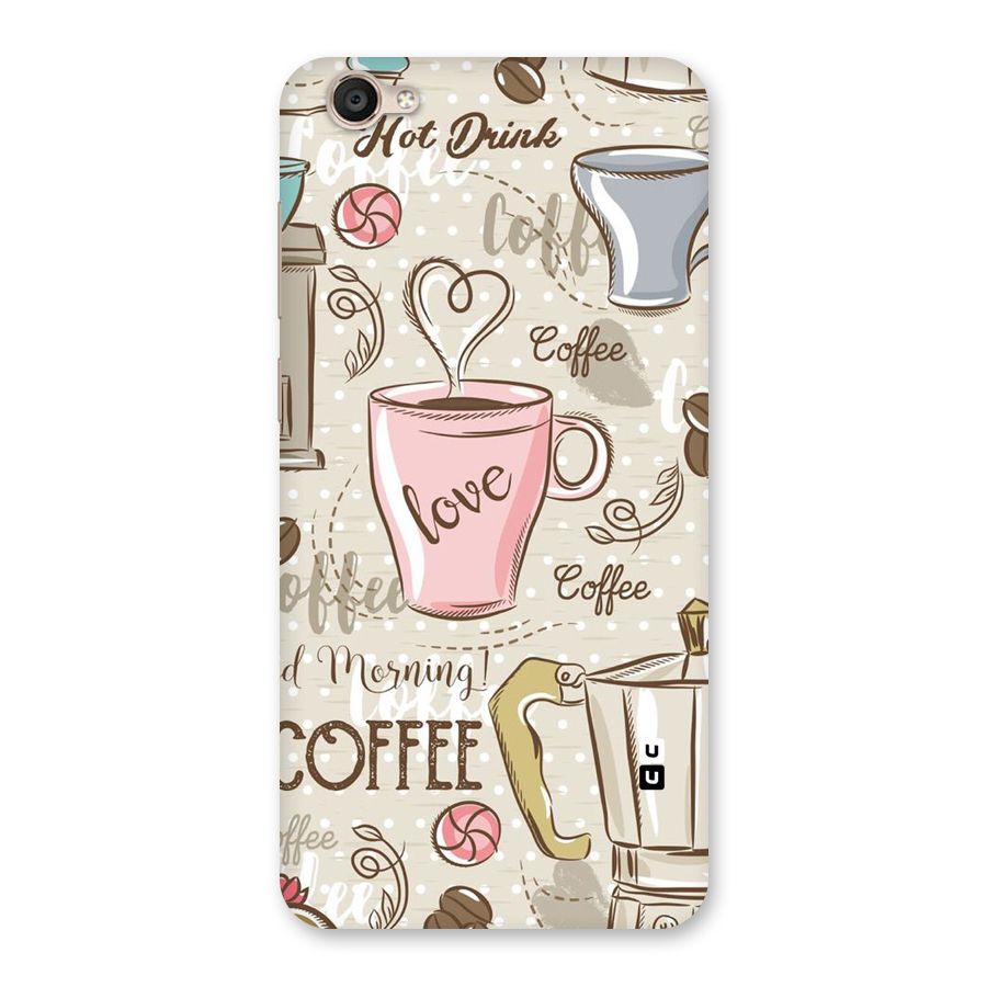 Love Coffee Design Back Case for Vivo Y55L