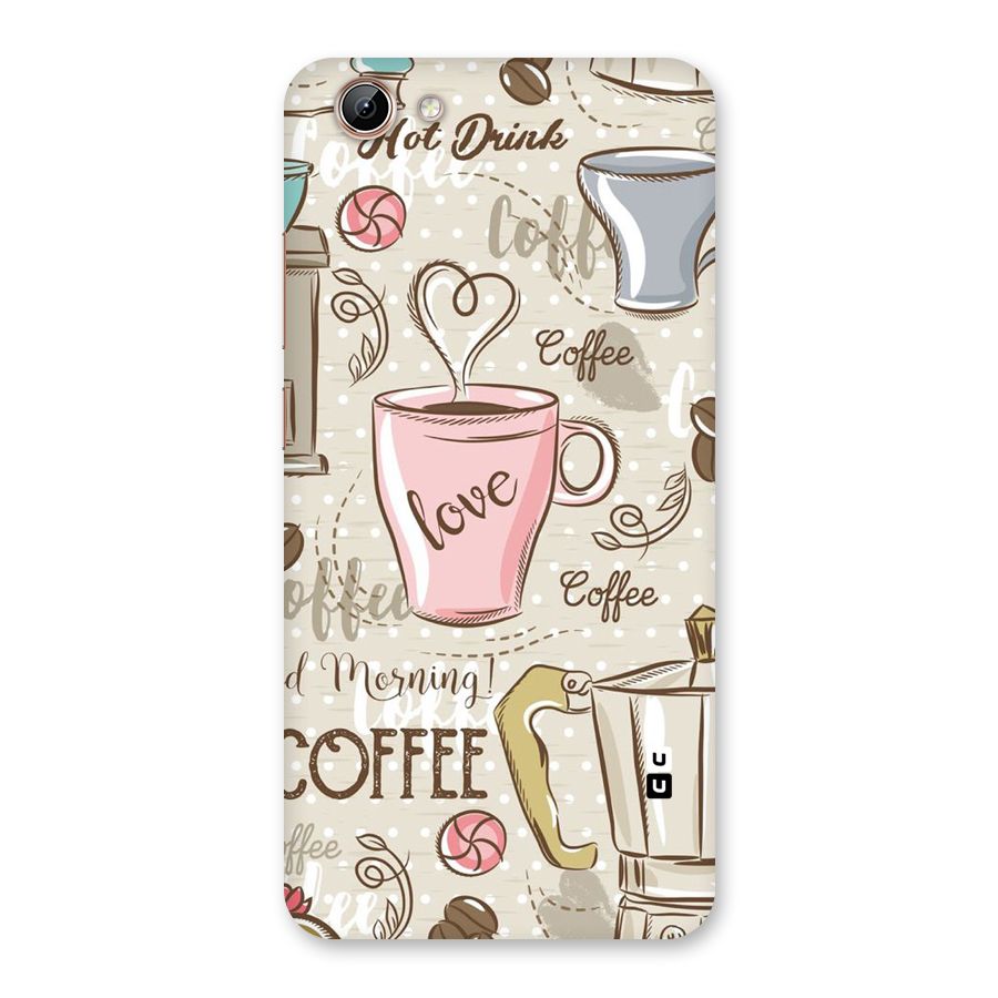 Love Coffee Design Back Case for Vivo Y71