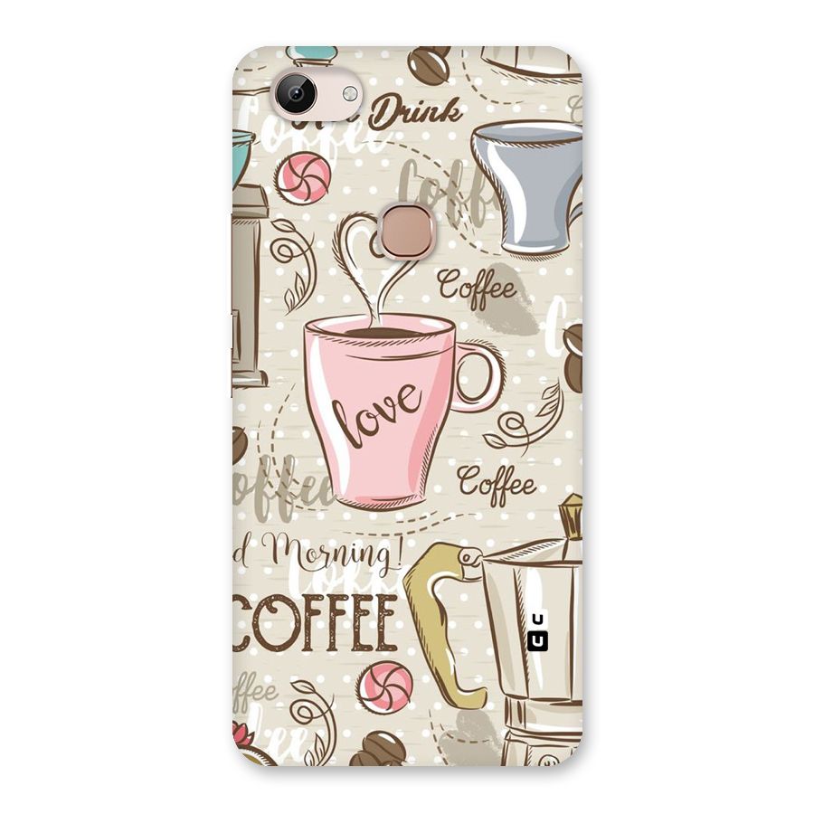 Love Coffee Design Back Case for Vivo Y83