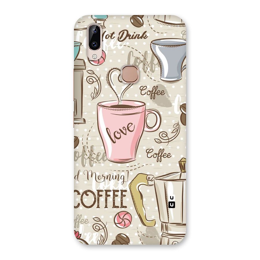 Love Coffee Design Back Case for Vivo Y83 Pro