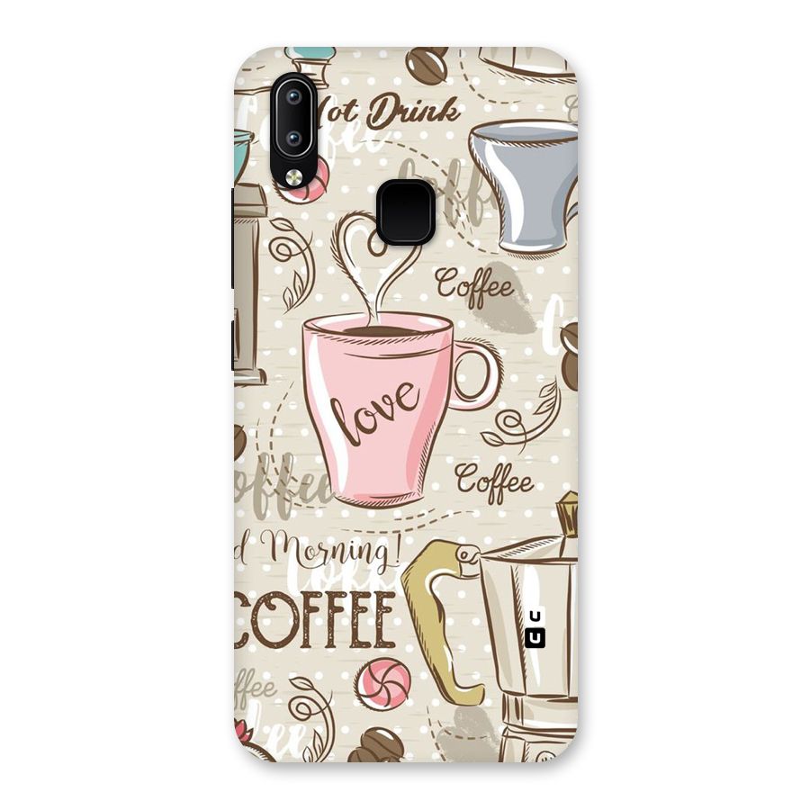 Love Coffee Design Back Case for Vivo Y93