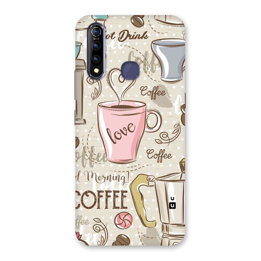 Love Coffee Design Back Case for Vivo Z1 Pro