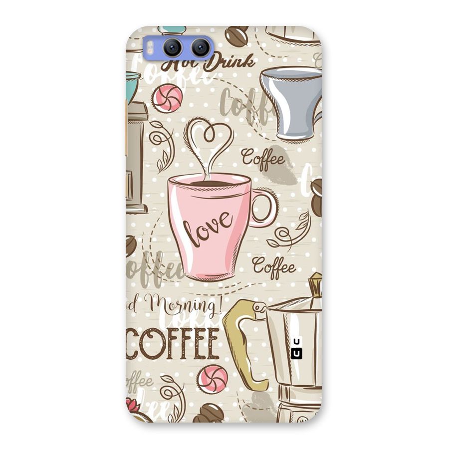 Love Coffee Design Back Case for Xiaomi Mi 6