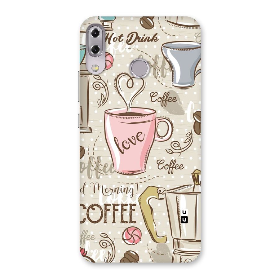 Love Coffee Design Back Case for Zenfone 5Z