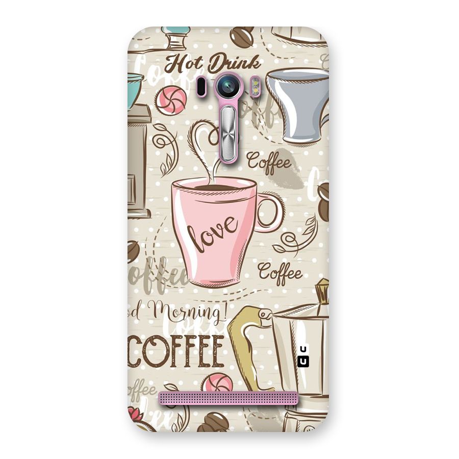 Love Coffee Design Back Case for Zenfone Selfie