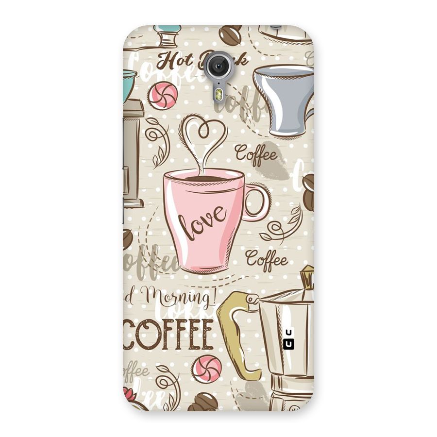 Love Coffee Design Back Case for Zuk Z1