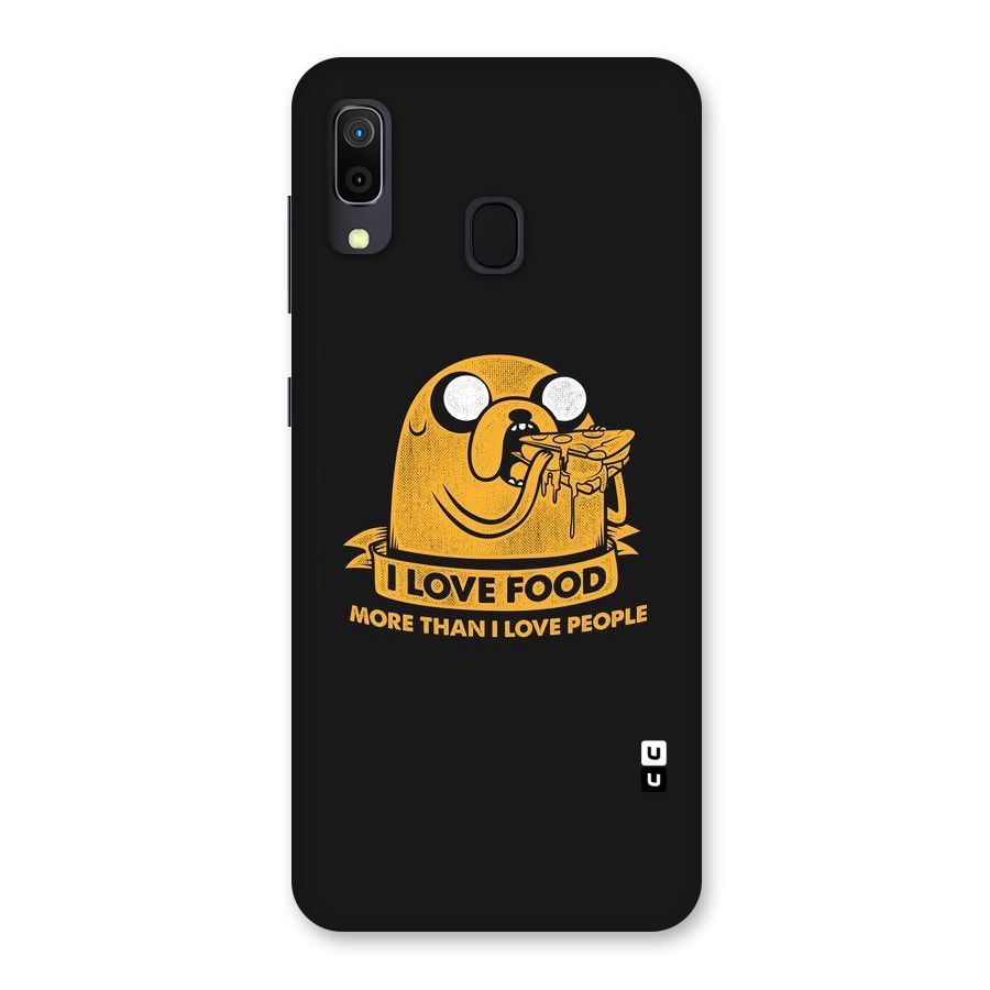 Love Food Back Case for Galaxy A20