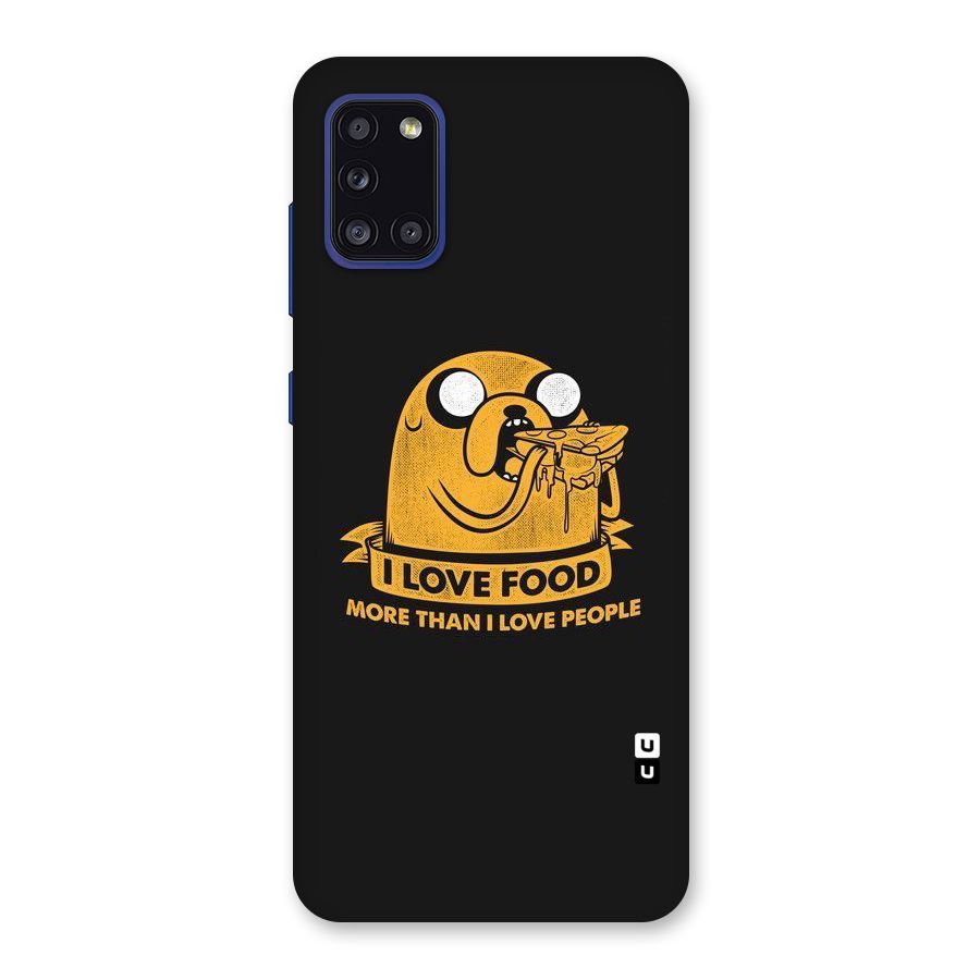 Love Food Back Case for Galaxy A31