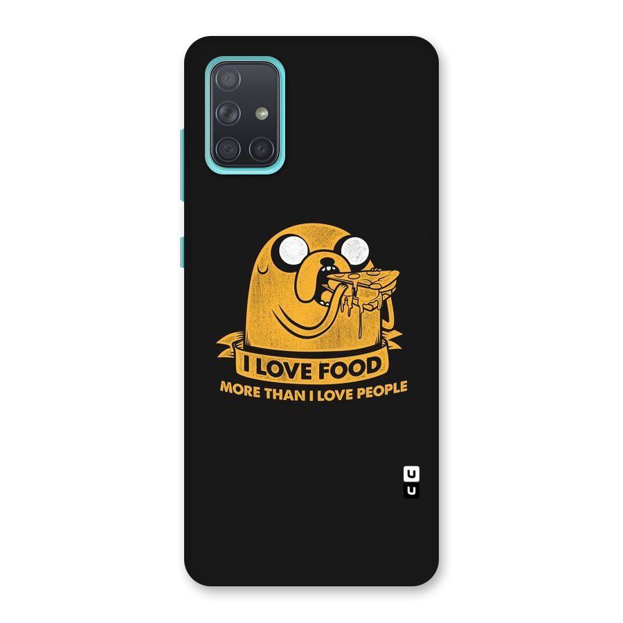 Love Food Back Case for Galaxy A71