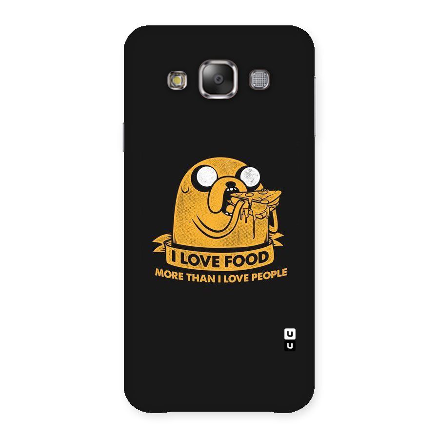 Love Food Back Case for Galaxy E7