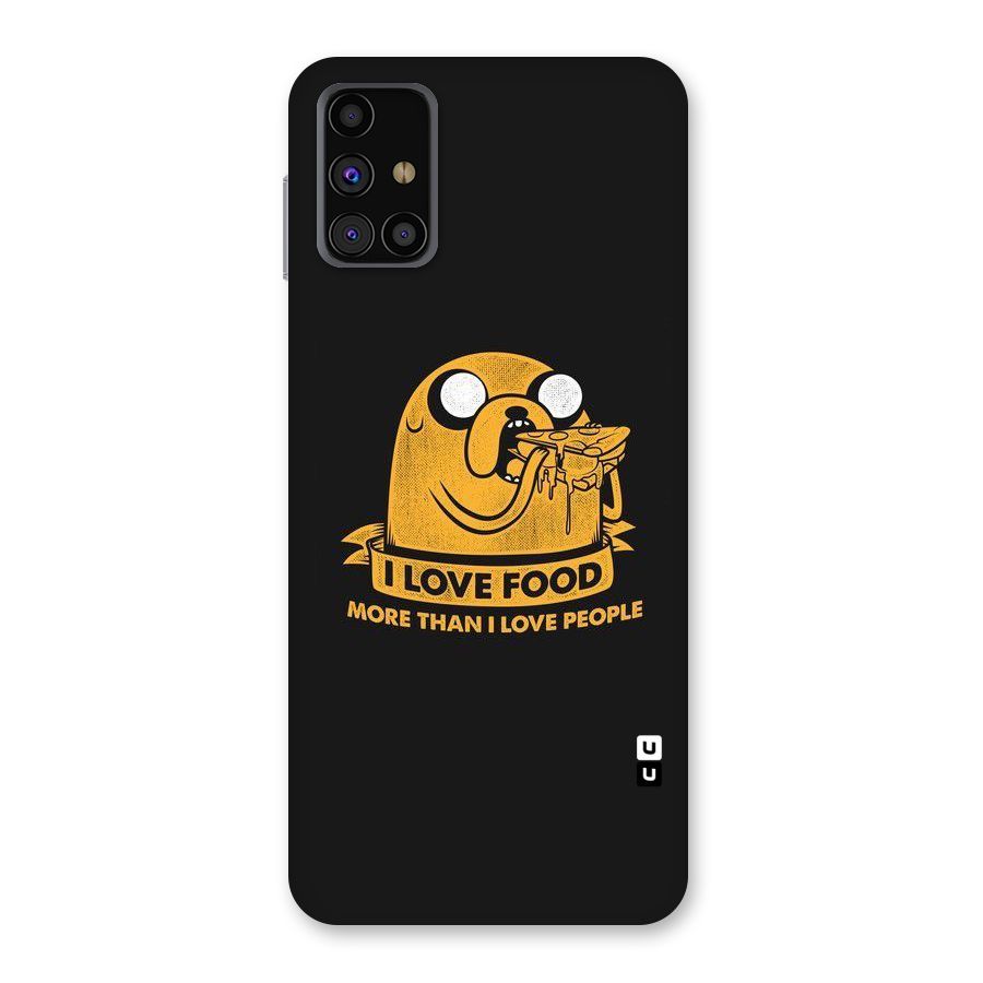 Love Food Back Case for Galaxy M31s