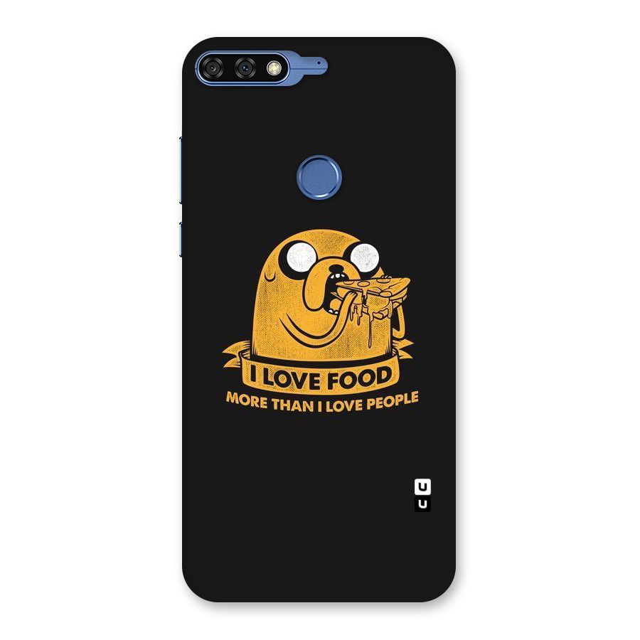 Love Food Back Case for Honor 7C