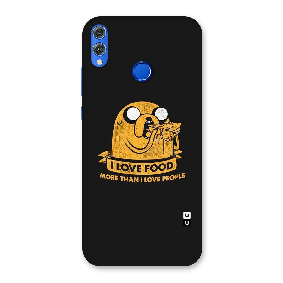 Love Food Back Case for Honor 8X
