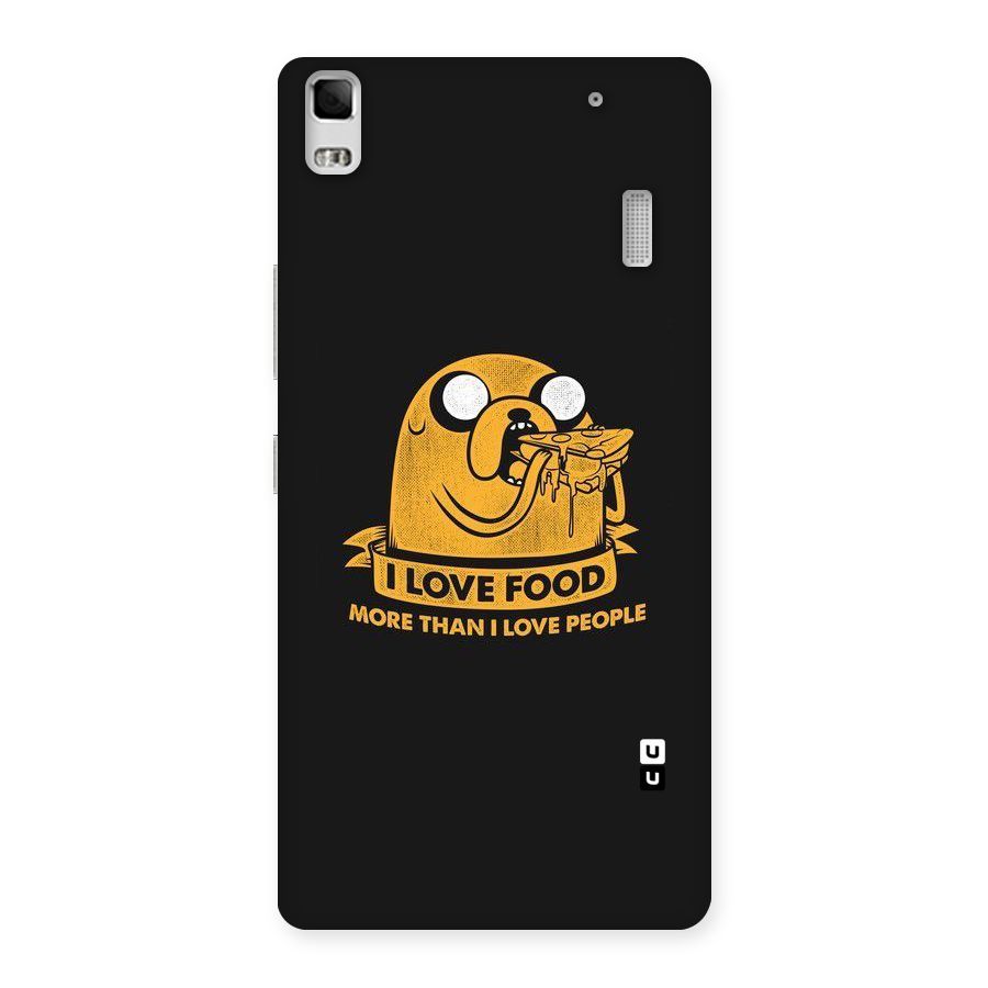 Love Food Back Case for Lenovo A7000
