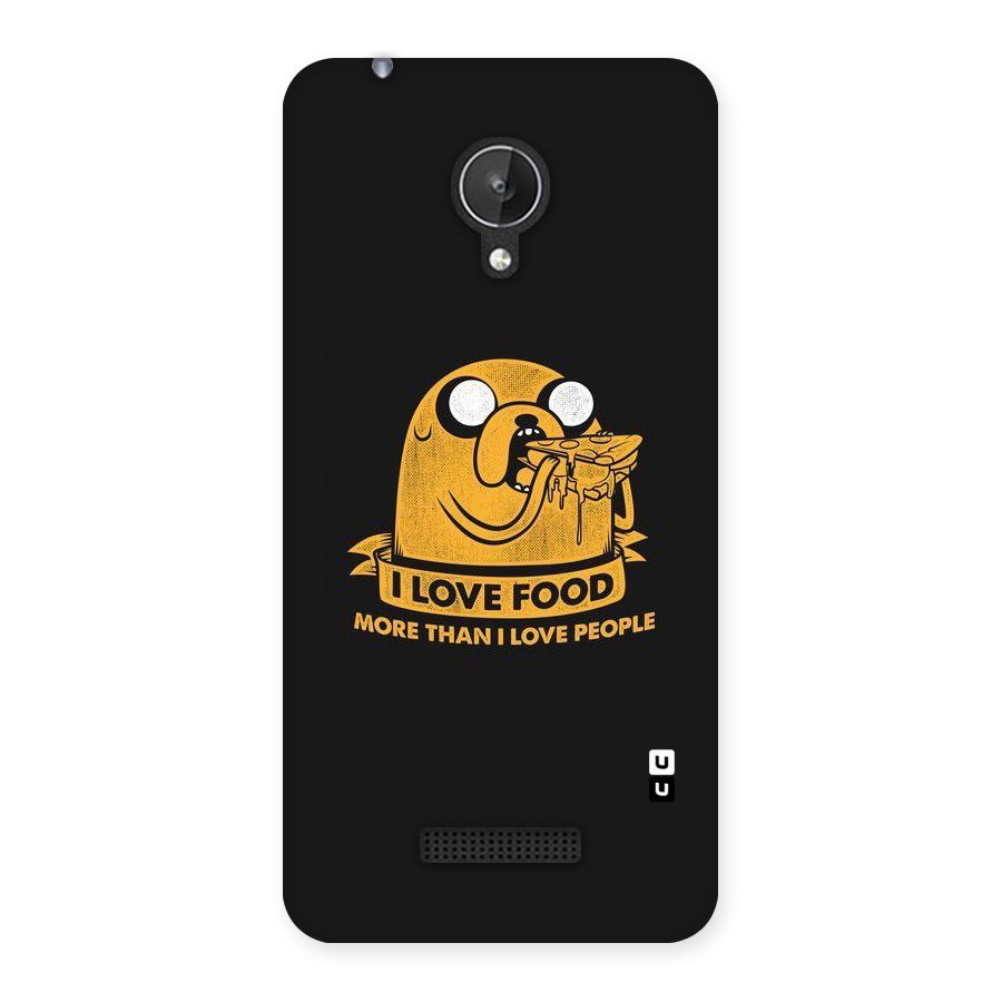 Love Food Back Case for Micromax Canvas Spark Q380