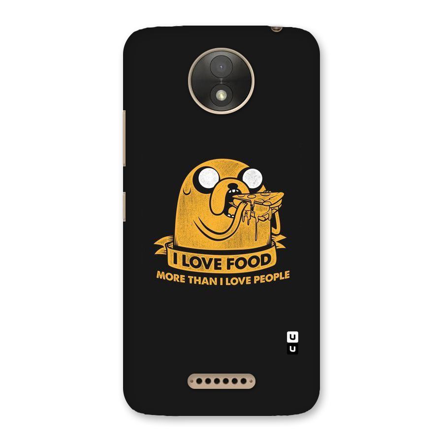 Love Food Back Case for Moto C Plus