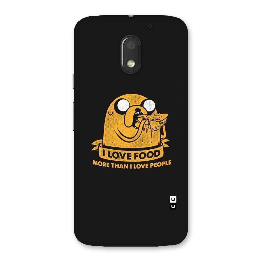 Love Food Back Case for Moto E3 Power