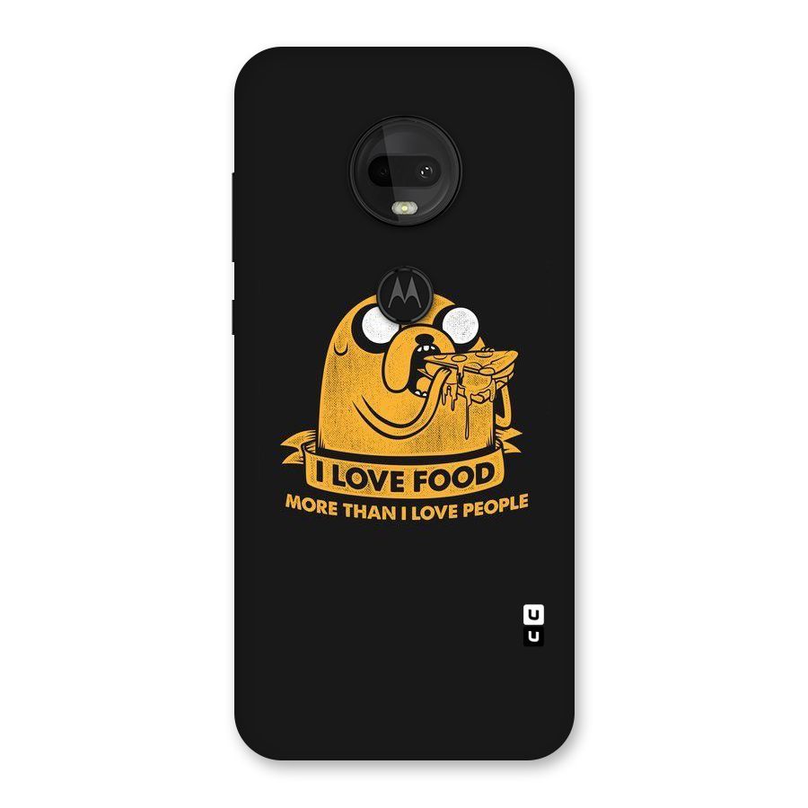 Love Food Back Case for Moto G7