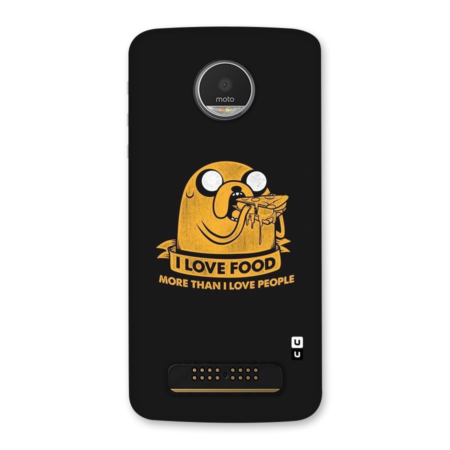 Love Food Back Case for Moto Z Play