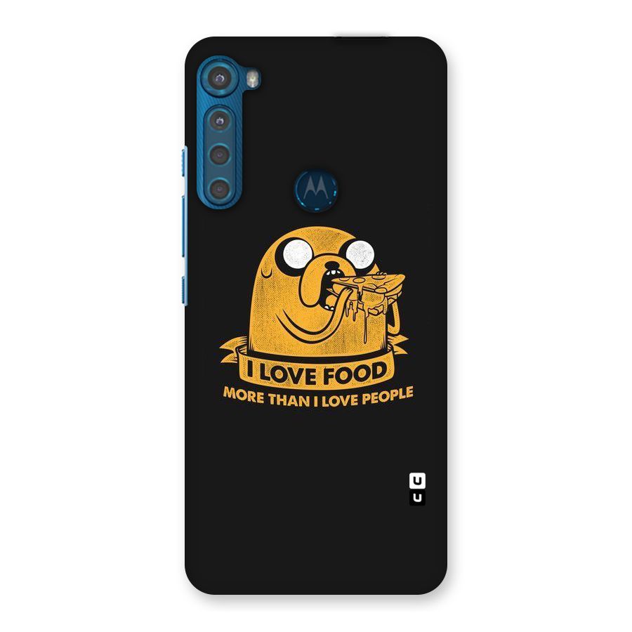 Love Food Back Case for Motorola One Fusion Plus