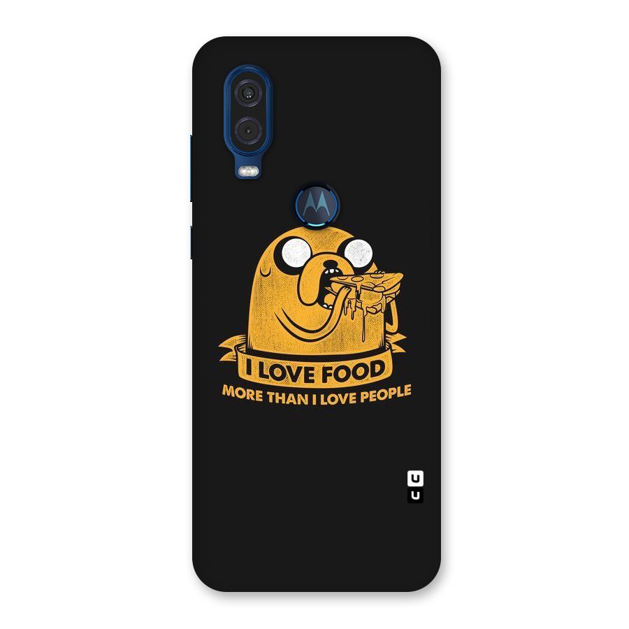 Love Food Back Case for Motorola One Vision
