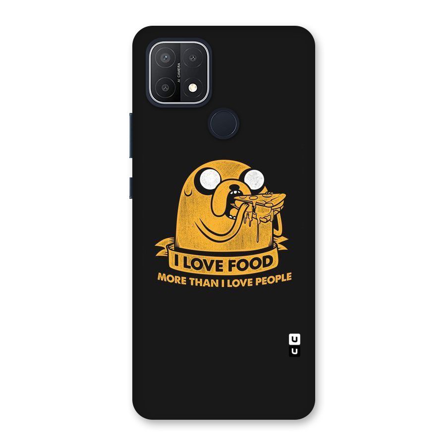 Love Food Back Case for Oppo A15