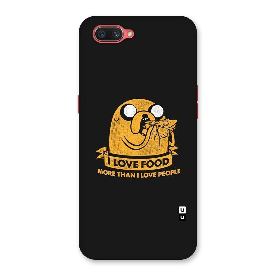Love Food Back Case for Oppo A3s