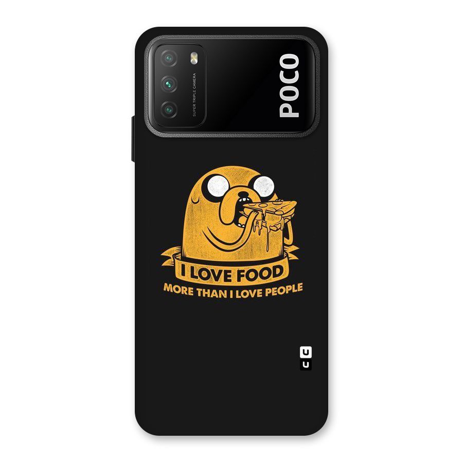 Love Food Back Case for Poco M3