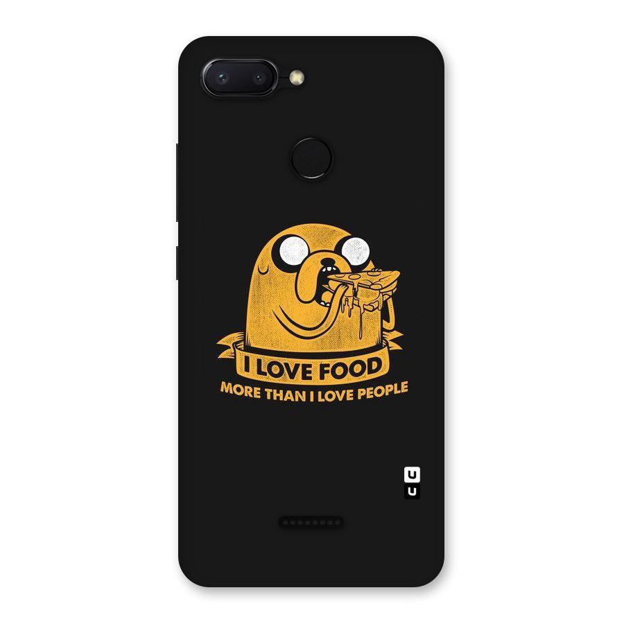 Love Food Back Case for Redmi 6
