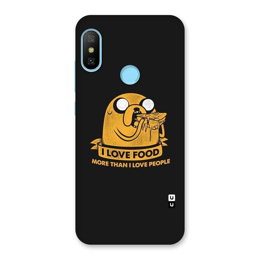Love Food Back Case for Redmi 6 Pro