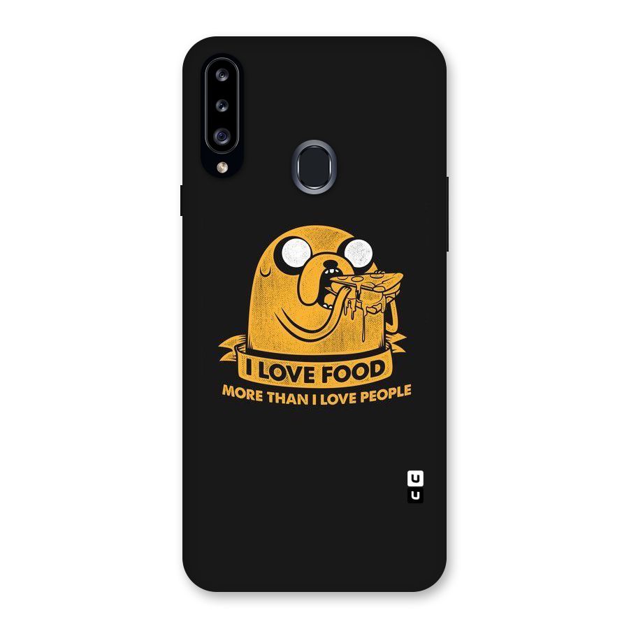 Love Food Back Case for Samsung Galaxy A20s