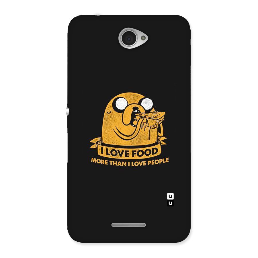 Love Food Back Case for Sony Xperia E4