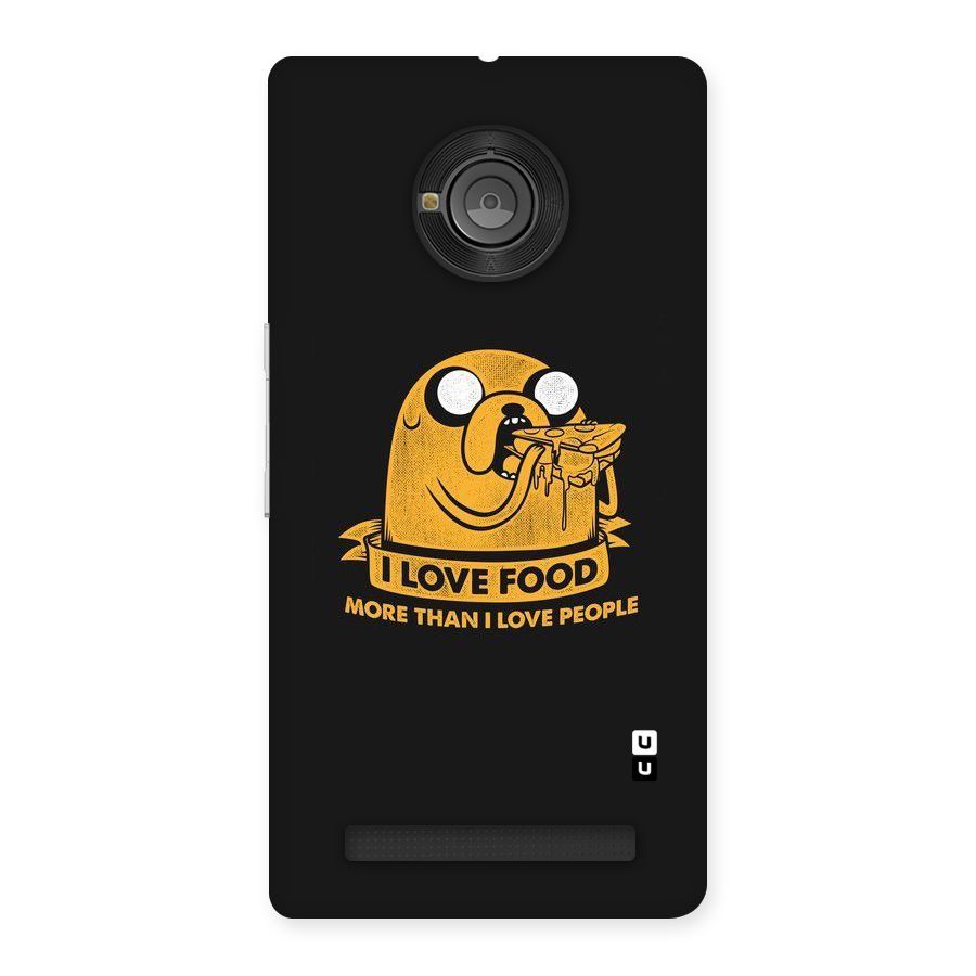 Love Food Back Case for Yu Yuphoria