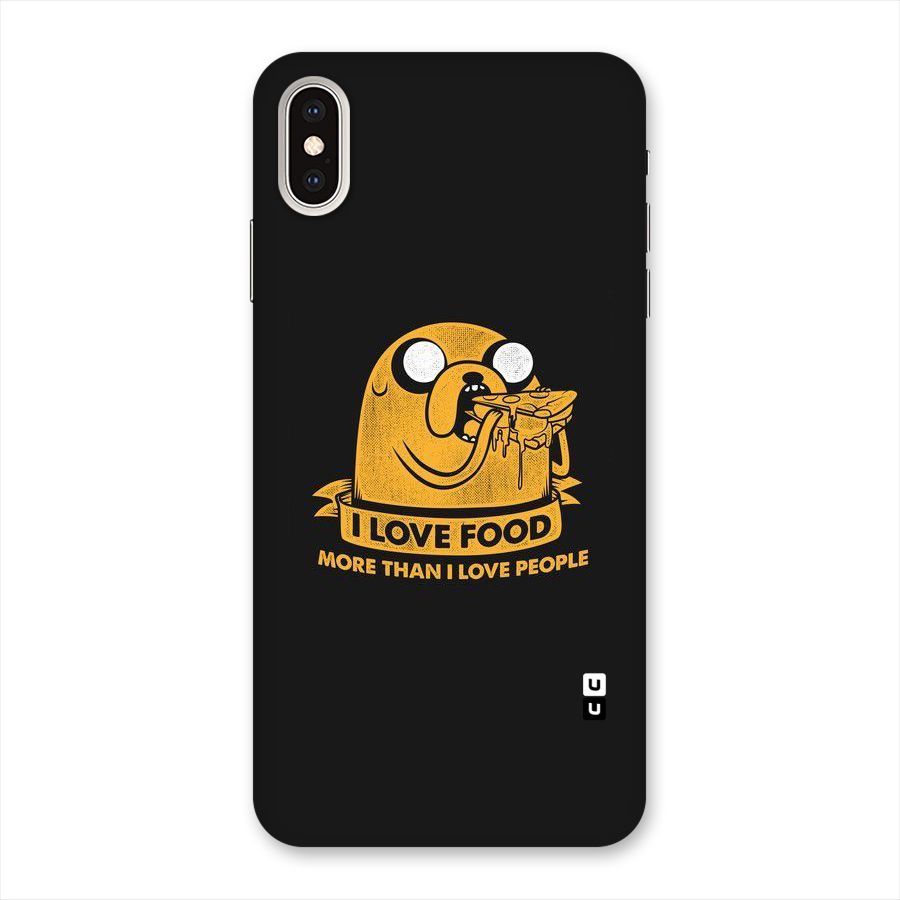 Love Food Back Case for iPhone XS Max